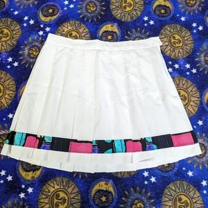 90's white tennis skirt